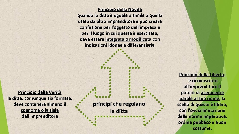 Principio della Novità quando la ditta è uguale o simile a quella usata da