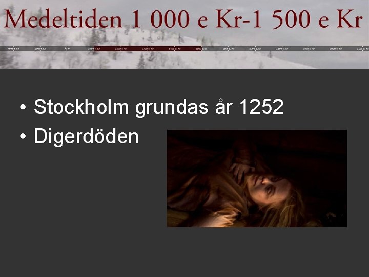  • Stockholm grundas år 1252 • Digerdöden 