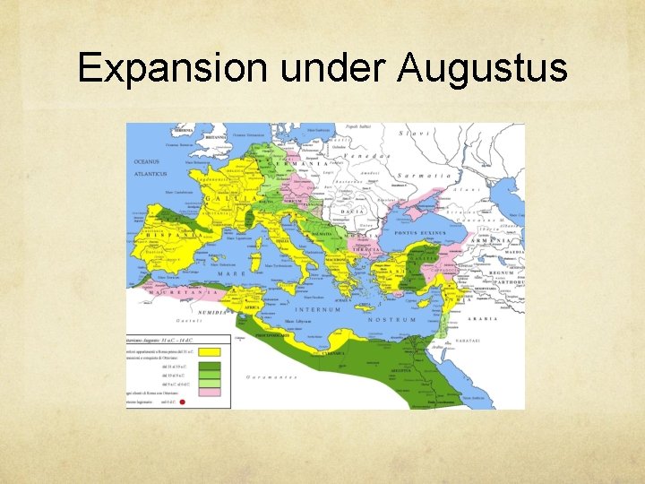 Expansion under Augustus 