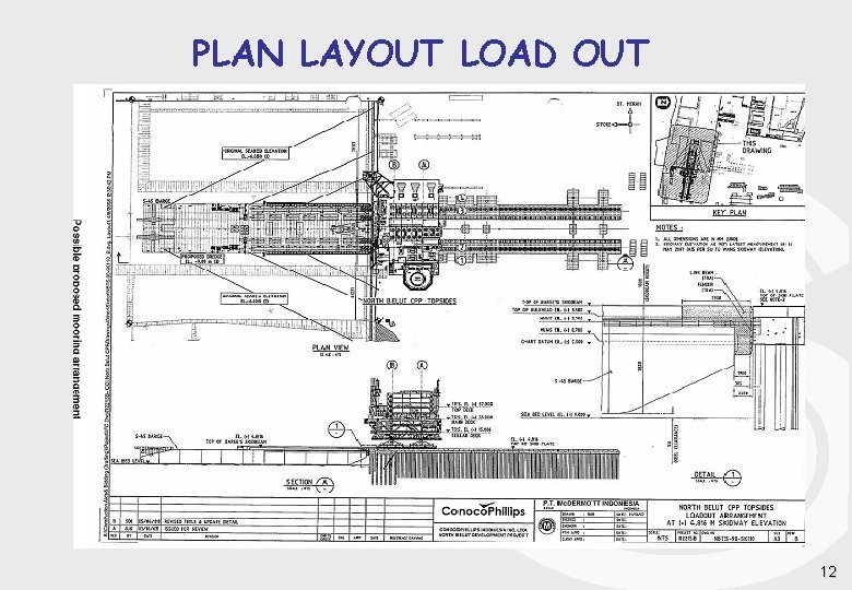 PLAN LAYOUT LOAD OUT 12 