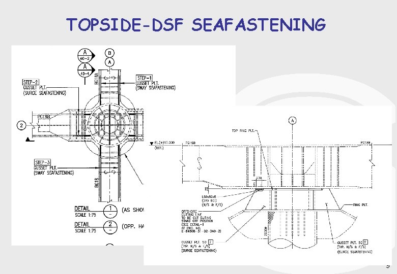 TOPSIDE-DSF SEAFASTENING 9 