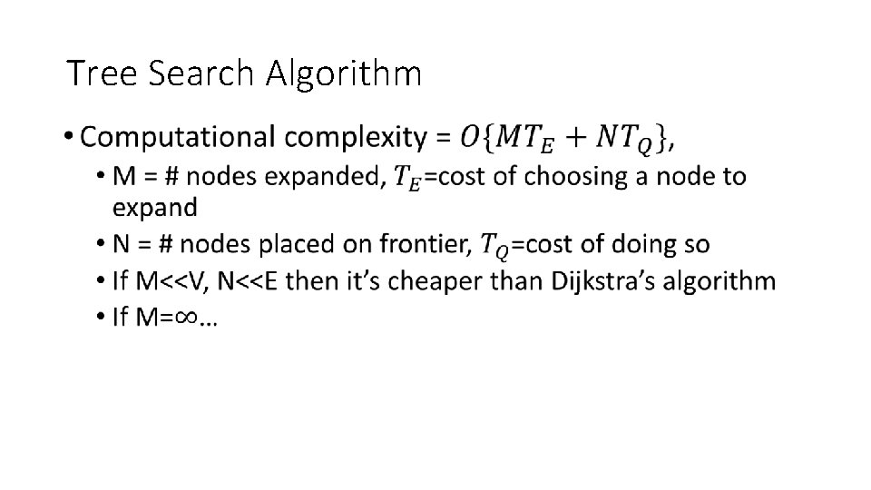 Tree Search Algorithm • 