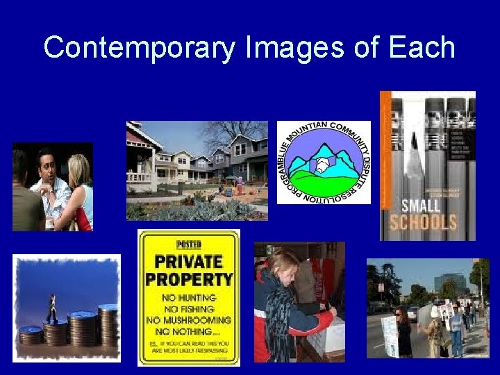 Contemporary Images of Each 