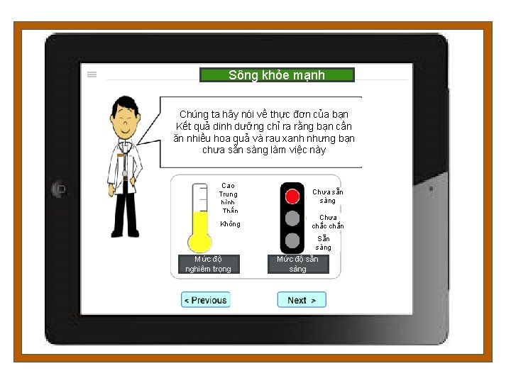 Sông khỏe mạnh Chúng ta hãy nói về thực đơn của bạn Kết quả