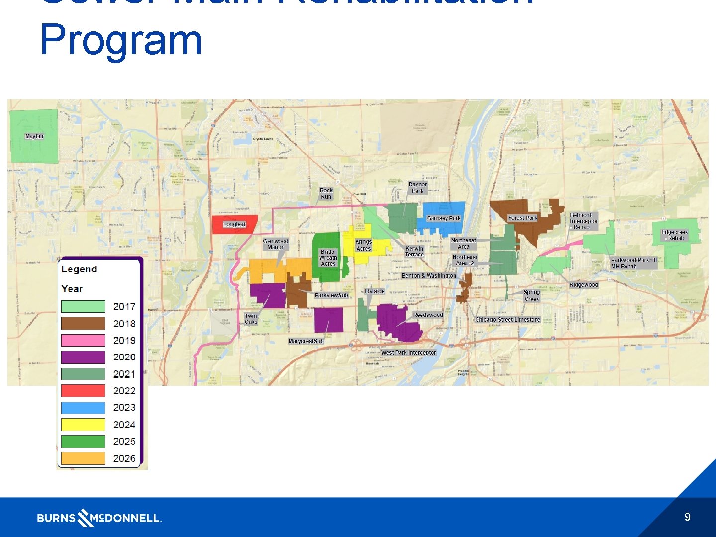 Sewer Main Rehabilitation Program 9 