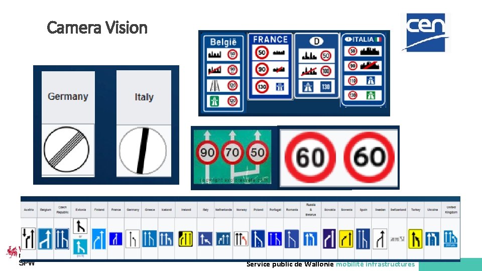 Camera Vision Service public de Wallonie mobilité infrastructures 