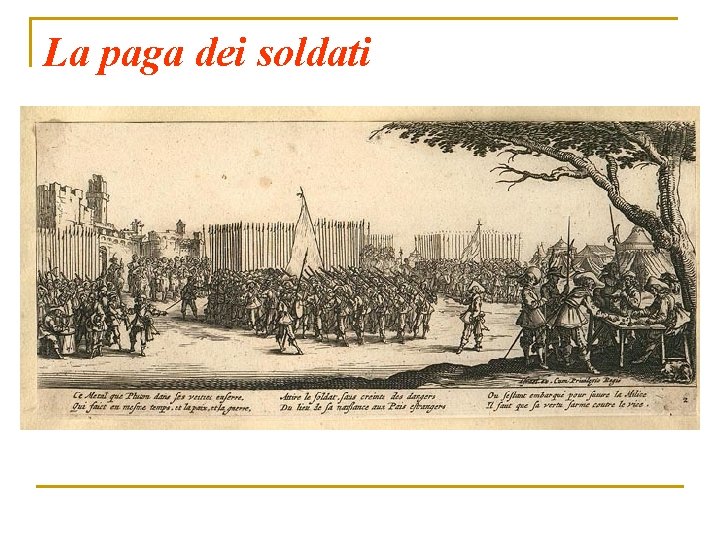 La paga dei soldati 