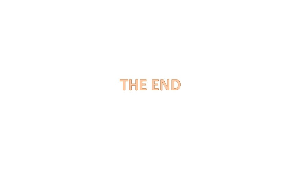 THE END 