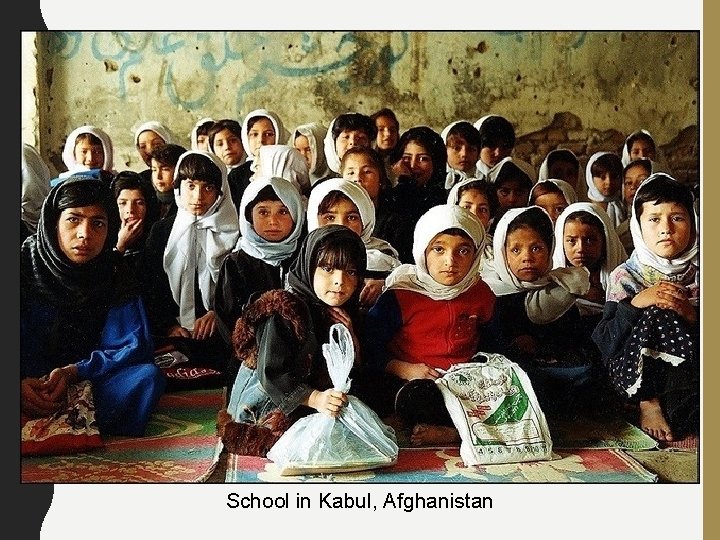 School in Kabul, Afghanistan 