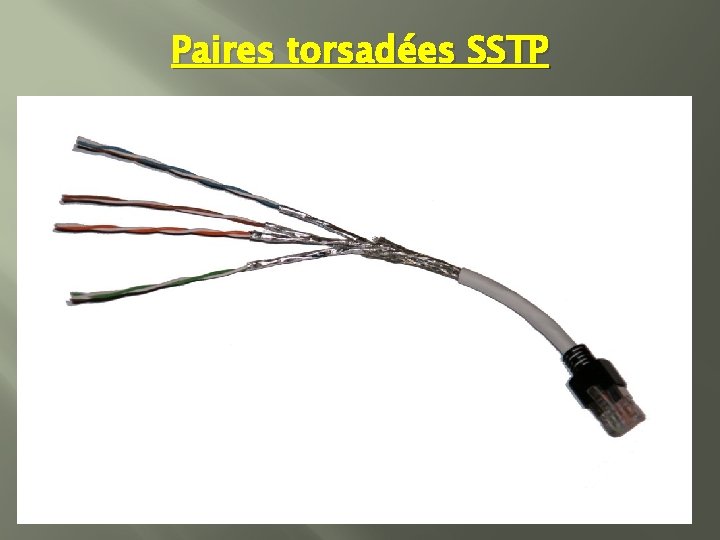 Paires torsadées SSTP 