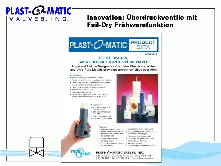 Innovation: Überdruckventile mit Fail-Dry Frühwarnfunktion 