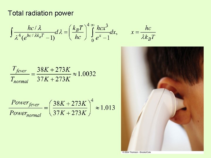 Total radiation power 