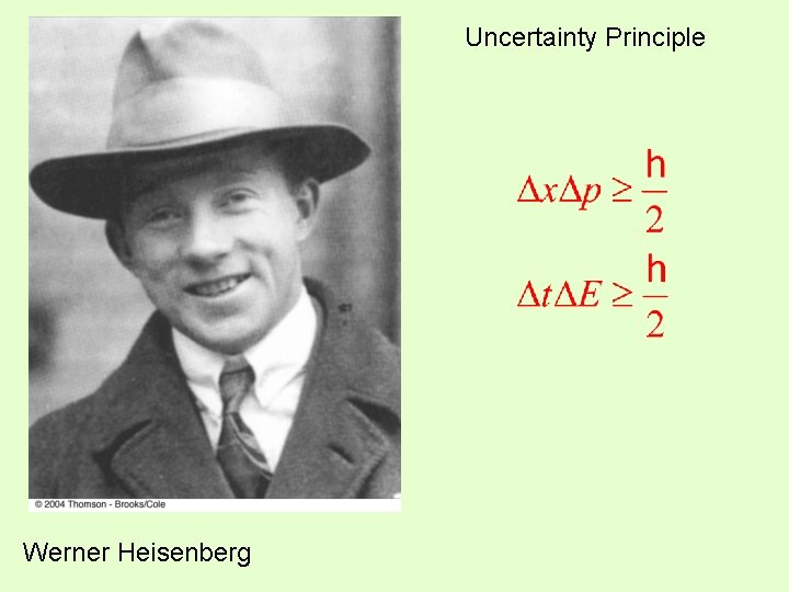 Uncertainty Principle Werner Heisenberg 