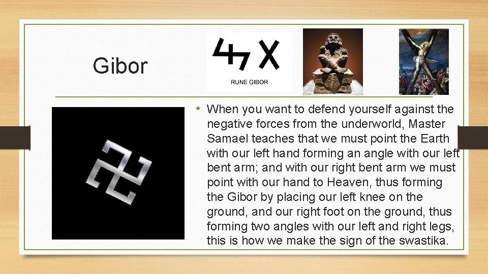 Gibor • When you want to defend yourself against the negative forces from the