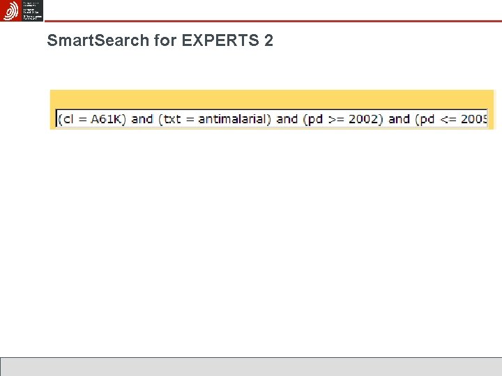 Smart. Search for EXPERTS 2 