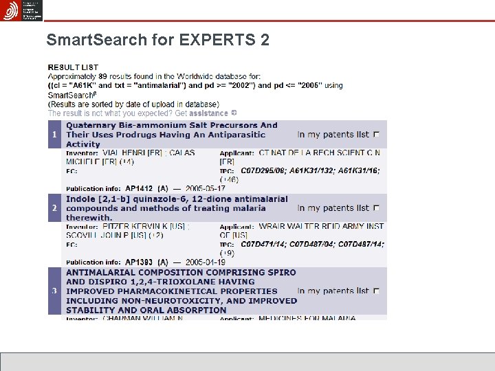 Smart. Search for EXPERTS 2 