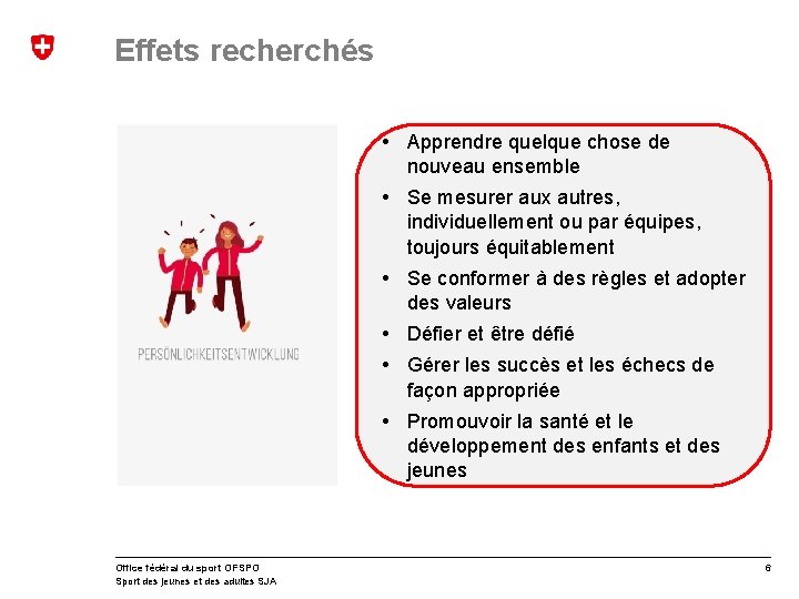 Effets recherchés • Apprendre quelque chose de nouveau ensemble • Se mesurer aux autres,