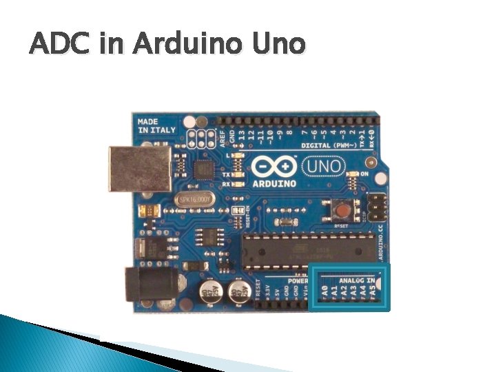 ADC in Arduino Uno 