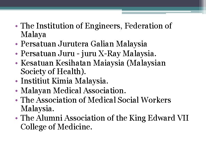  • The Institution of Engineers, Federation of Malaya • Persatuan Jurutera Galian Malaysia