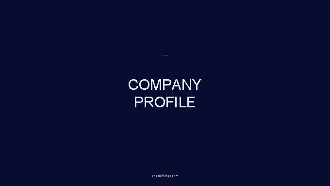 COMPANY PROFILE coxandkings. com  COMPANY PROFILE coxandkings. com