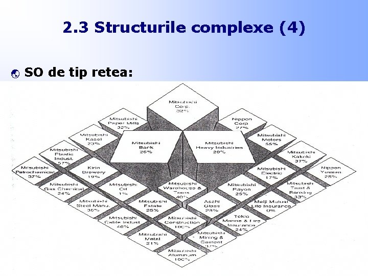 2. 3 Structurile complexe (4) ý SO de tip retea: 