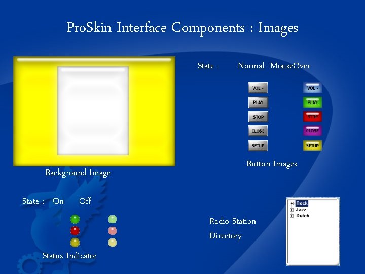 Pro. Skin Interface Components : Images State : Background Image State : On Normal