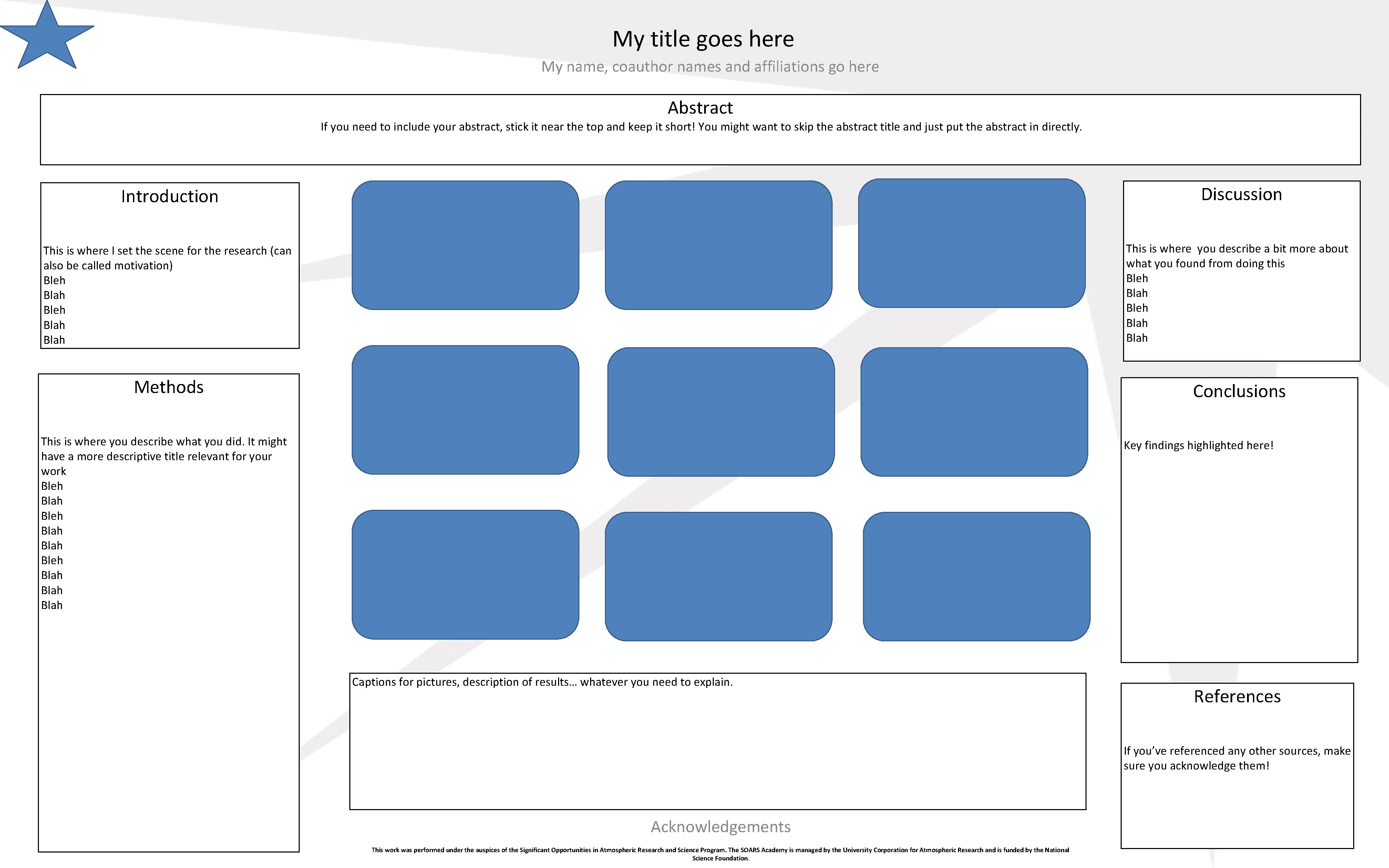 My title goes here My name, coauthor names and affiliations go here Abstract If