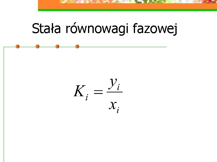 Stała równowagi fazowej 