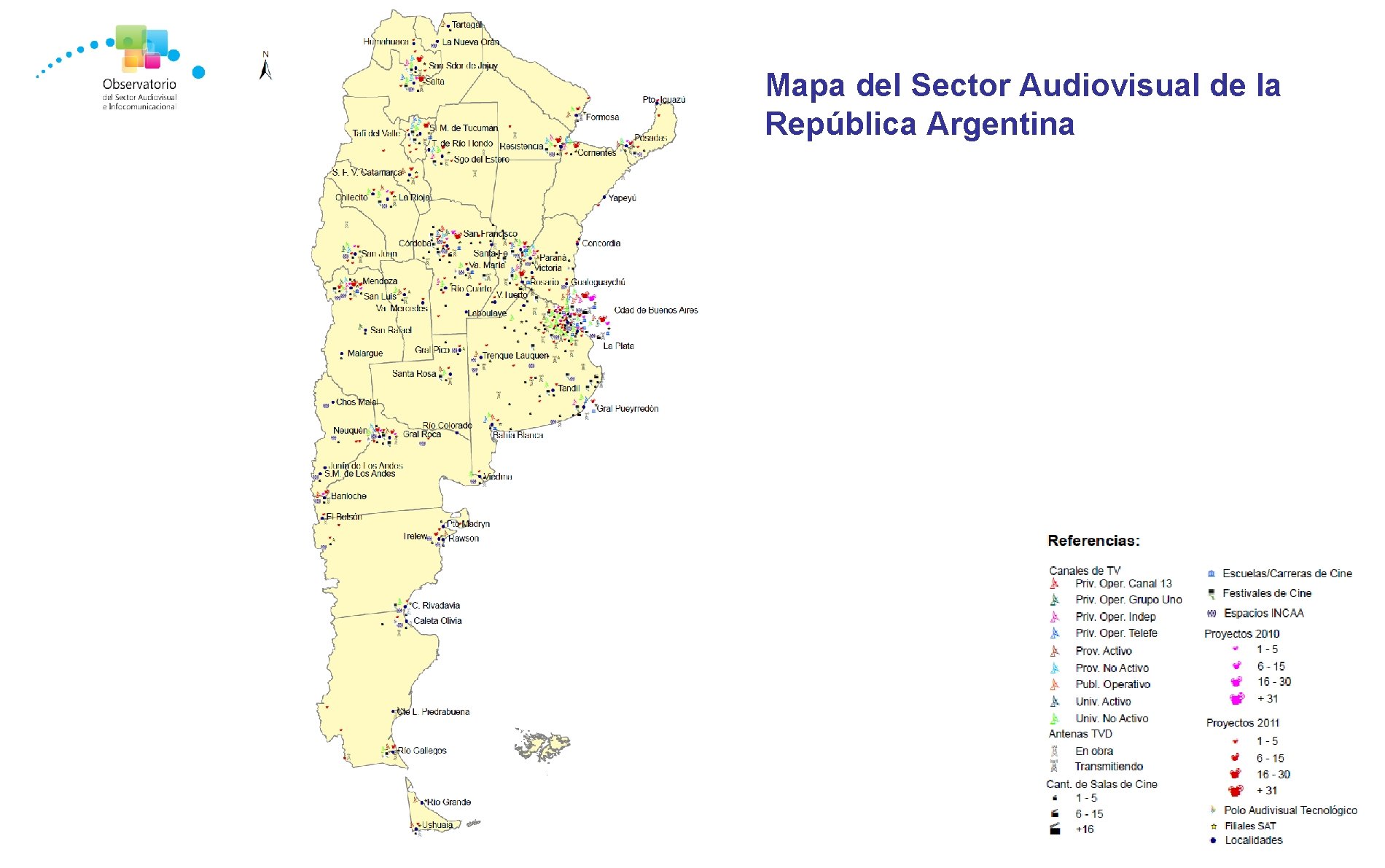 Mapa del Sector Audiovisual de la República Argentina 