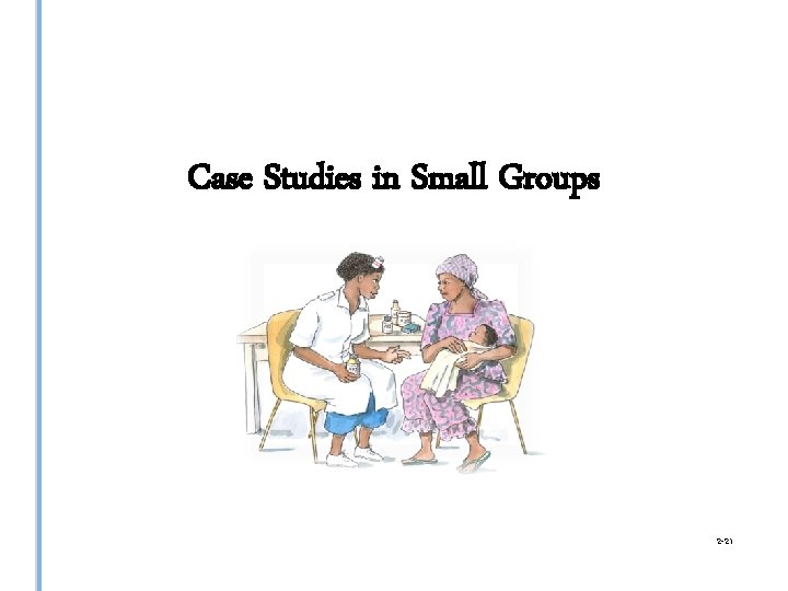 Case Studies in Small Groups 2 -21 