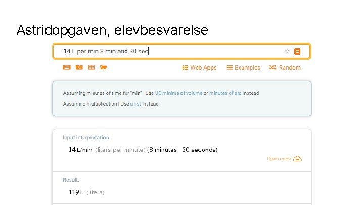 Astridopgaven, elevbesvarelse 