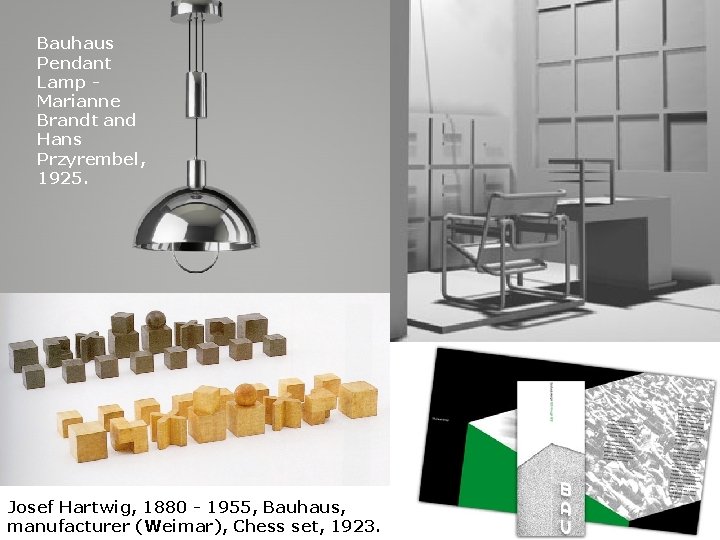 Bauhaus Pendant Lamp Marianne Brandt and Hans Przyrembel, 1925. Josef Hartwig, 1880 - 1955,