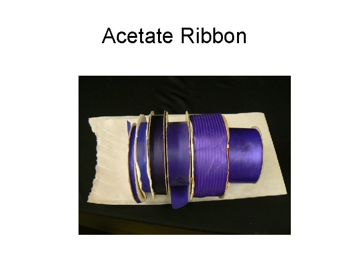 Acetate Ribbon 