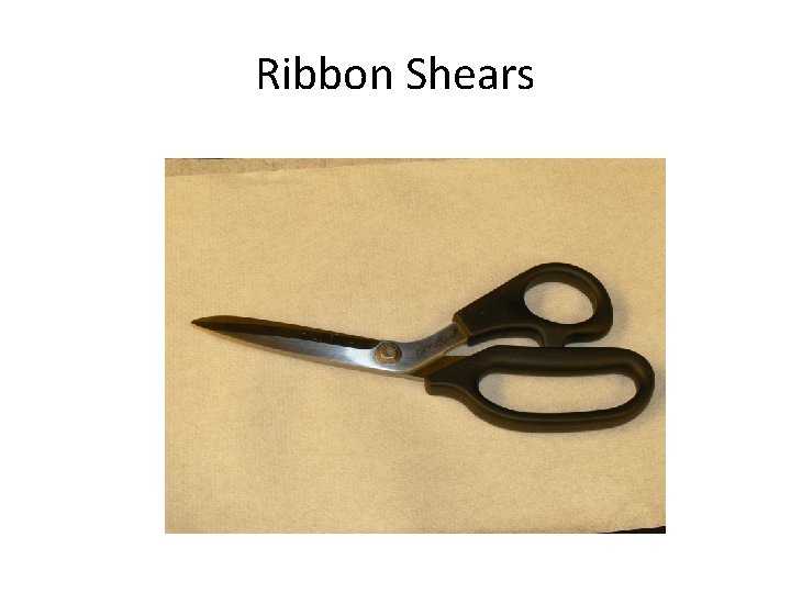Ribbon Shears 