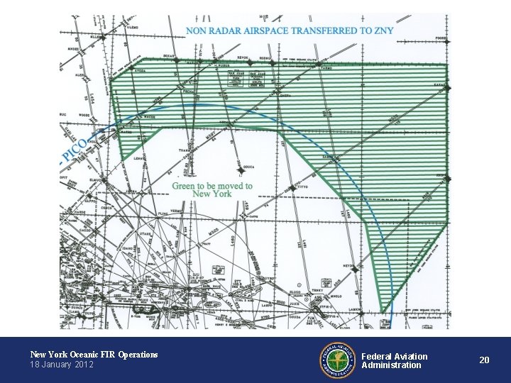 New York Oceanic FIR Operations 18 January 2012 Federal Aviation Administration 20 