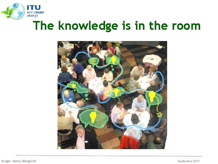 The knowledge is in the room Image: Nancy Margulies September 2011 