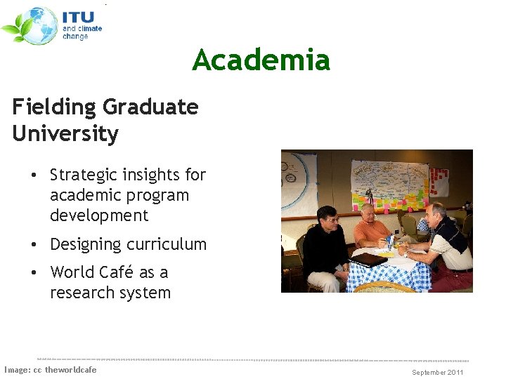 Academia Fielding Graduate University • Strategic insights for academic program development • Designing curriculum