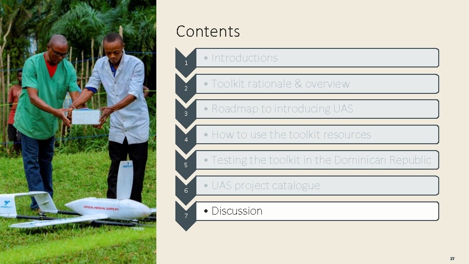 Contents 1 • Introductions 2 • Toolkit rationale & overview 3 • Roadmap to