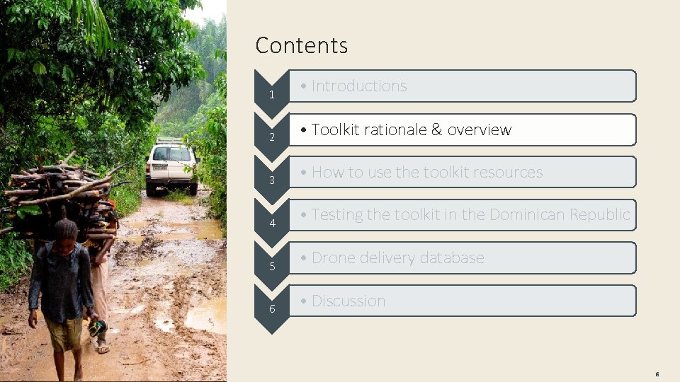 Contents 1 • Introductions 2 • Toolkit rationale & overview 3 • How to