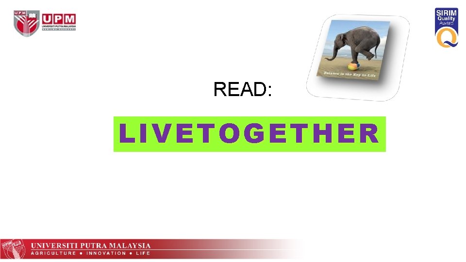 READ: LIVETOGETHER 