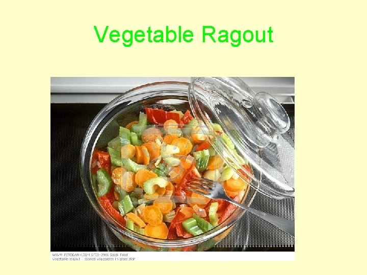 Vegetable Ragout 