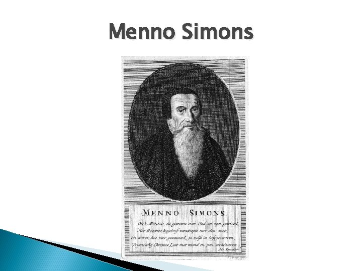 Menno Simons 