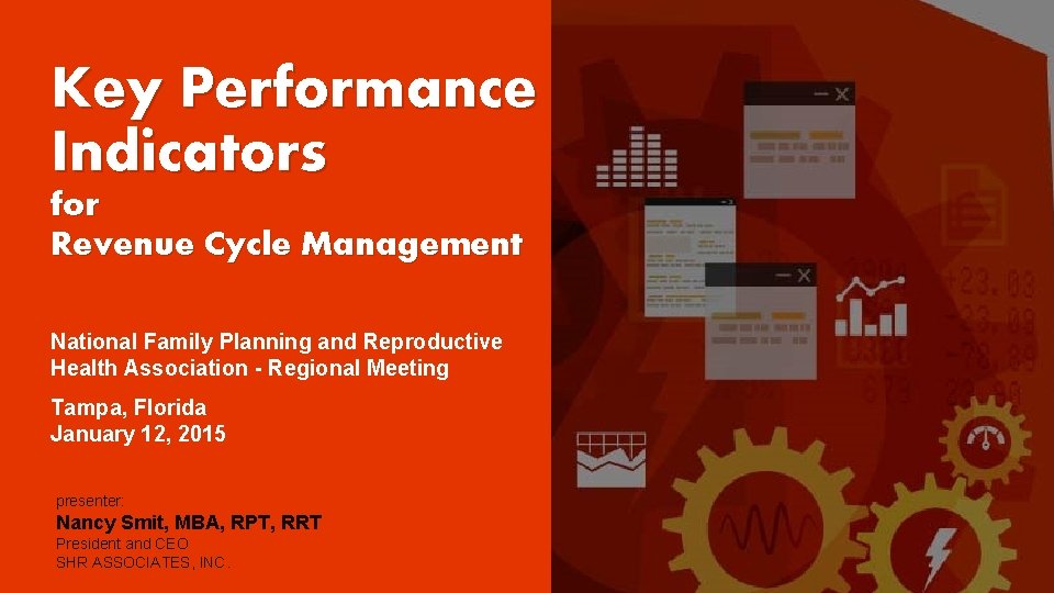 Key Performance Indicators for Revenue Cycle Management National Family Planning and Reproductive Health Association