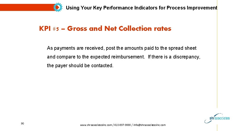 Using Your Key Performance Indicators for Process Improvement KPI #5 – Gross and Net