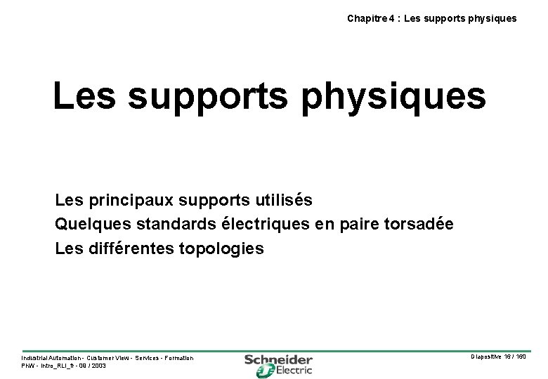 Introduction aux rseaux de communication industriels Chapitre 1