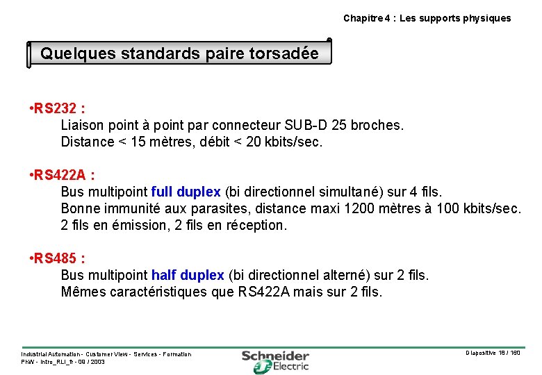 Introduction aux rseaux de communication industriels Chapitre 1