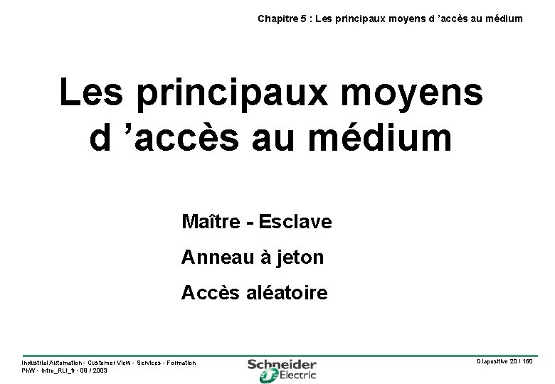 Introduction aux rseaux de communication industriels Chapitre 1