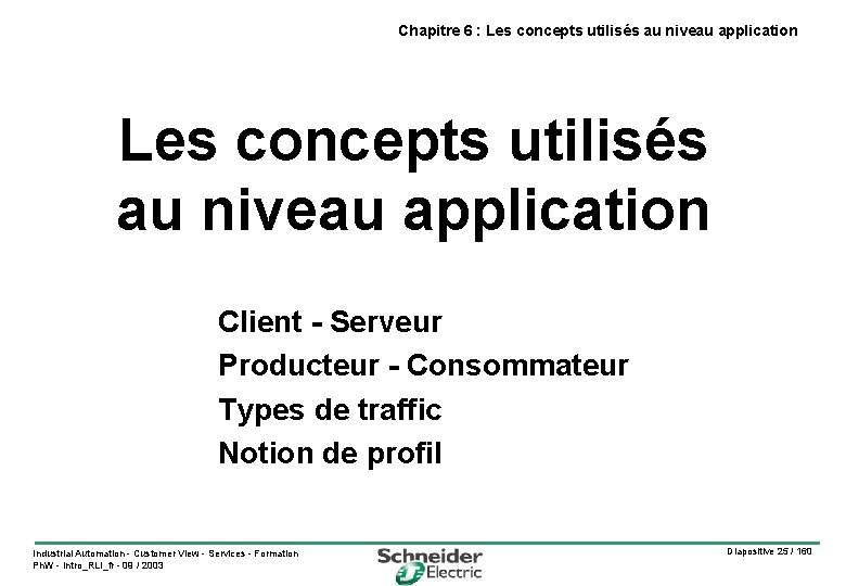 Introduction aux rseaux de communication industriels Chapitre 1
