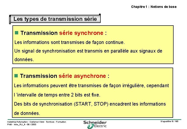 Introduction aux rseaux de communication industriels Chapitre 1