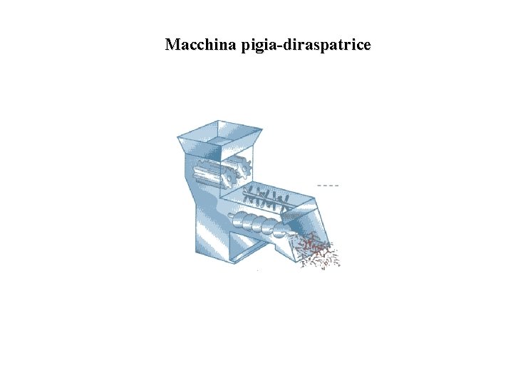 Macchina pigia-diraspatrice Macchina pigia-diraspatrice